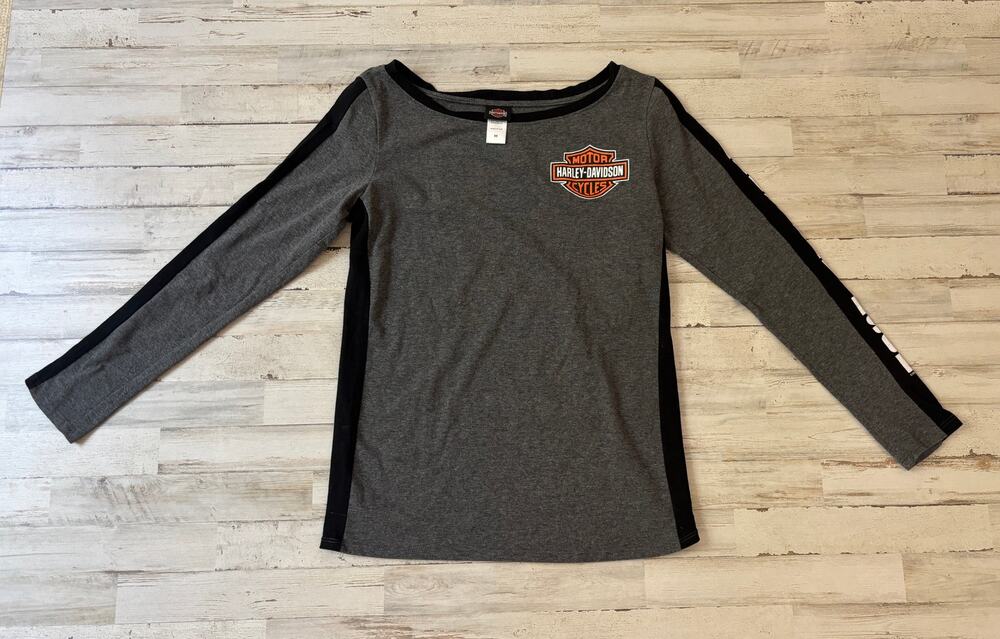 Harley Davidson Motorcycle Memphis Womens Top Tripps sz M